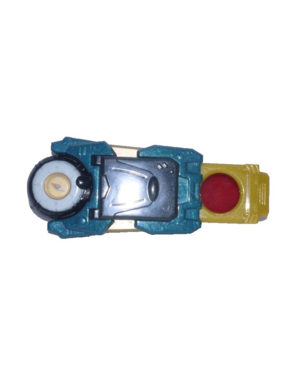 Vintage Maxx kid's pretend spy tool handheld compass, note paper and red lens